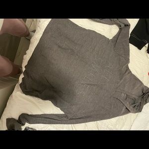 Good hYOUman hooded long sleeve shirt